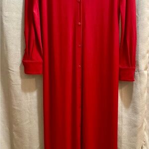 Norma Kamali Red Maxi Dress